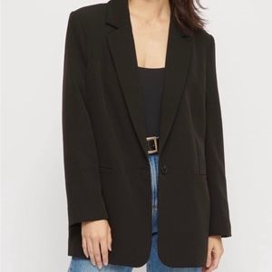 Dynamite Oversized Blazer - Black - Small
